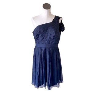 Jcrew Crinkle Off Shoulder Dress.  Above knee, mini.